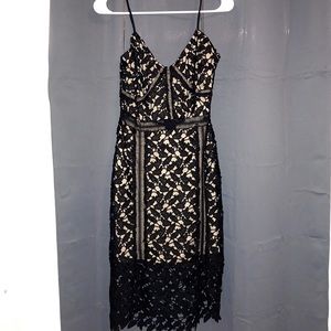 Charlotte Russe black lace dress